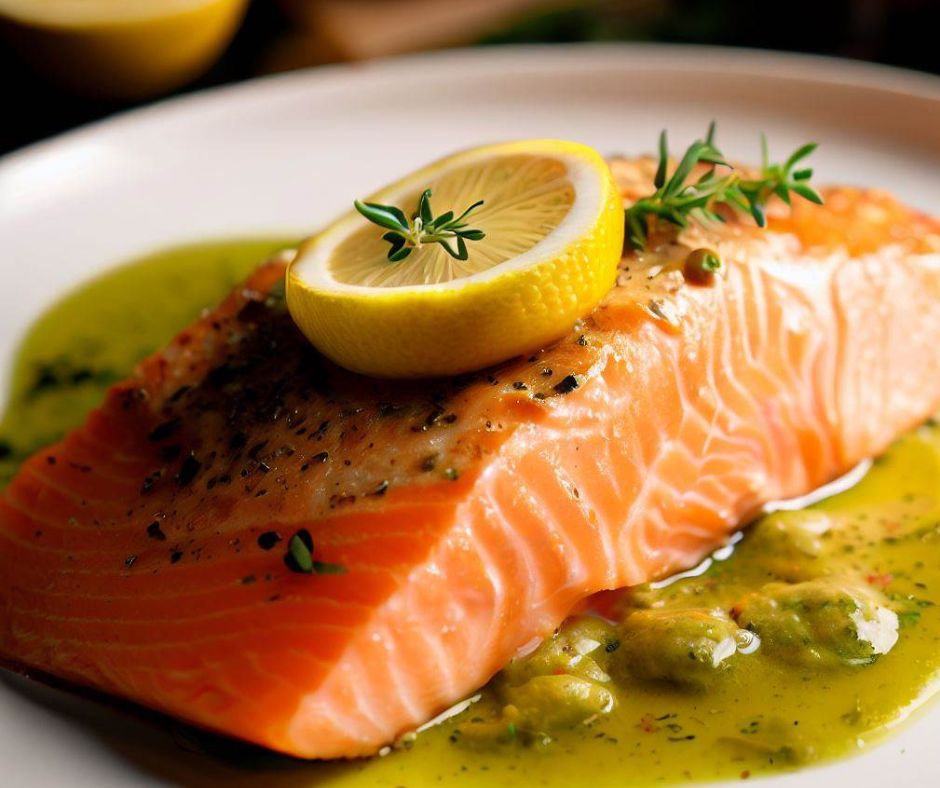 salmone con salsa di limone