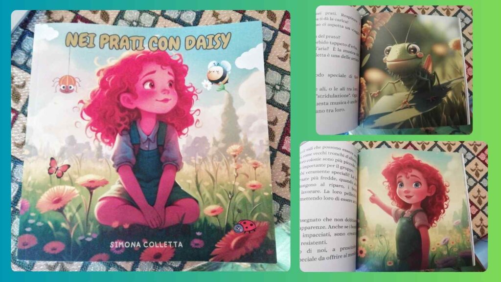 libro per bambini, Simona Colletta, Nei prati con Daisy